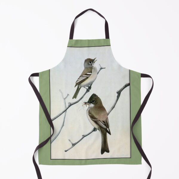 Item preview, Ornithological Print: Least Flycatcher and Phoebe designed and sold by Tridentulus.