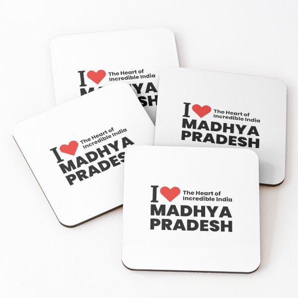 Item preview, I ❤️ Madhya Pradesh – The Heart of Incredible India | Travel & Heritage Sticker designed and sold by saan-creatives.