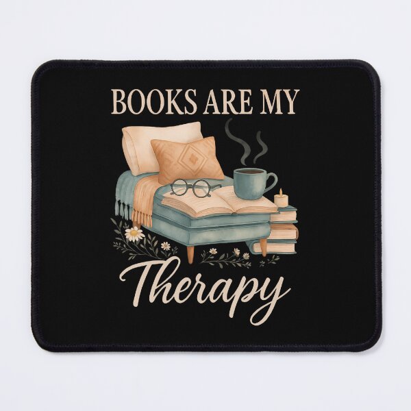 Item preview, Books Are My Therapy Cozy Reading Nook Aesthetic designed and sold by MarcellaTerri.