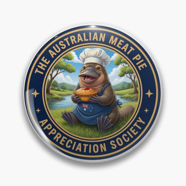 Item preview, The Meat Pie Platypus designed and sold by The Australian Meat Pie Appreciation Society.