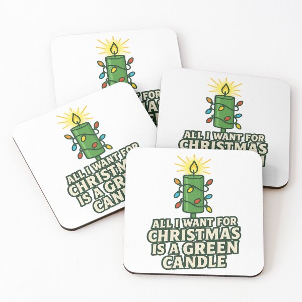 Item preview, All I Want for Christmas Is a Green Candle designed and sold by techy-rrr.