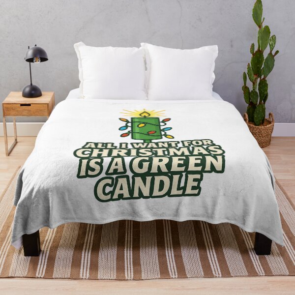 Item preview, All I Want for Christmas Is a Green Candle designed and sold by techy-rrr.