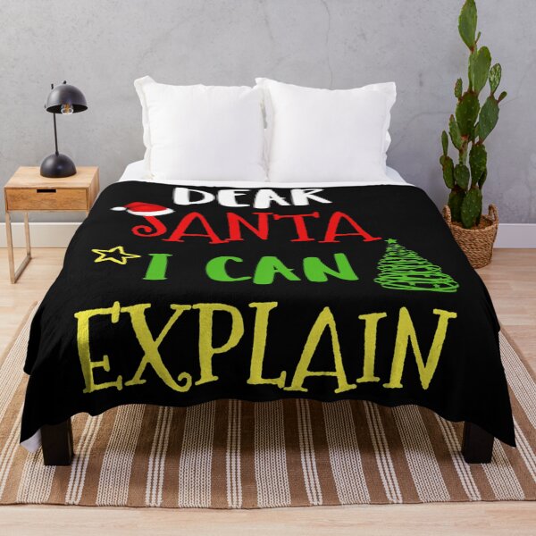 Item preview, Christmas The Dear Naughty List Santa I Can On Santa Funny Explain designed and sold by JoelyNavarro.