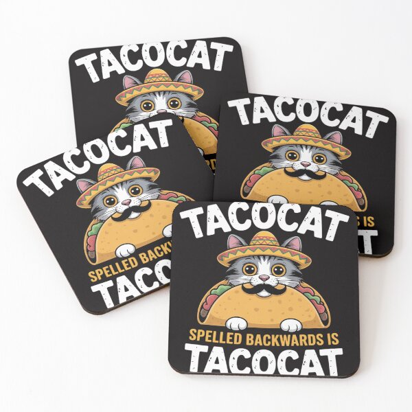 Item preview, Tacocat Spelled Backward Is Tacocat Mexican Food Cat Lover designed and sold by BotboutiquePre.