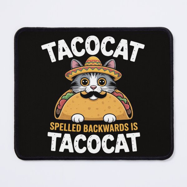 Item preview, Tacocat Spelled Backward Is Tacocat Mexican Food Cat Lover designed and sold by BotboutiquePre.
