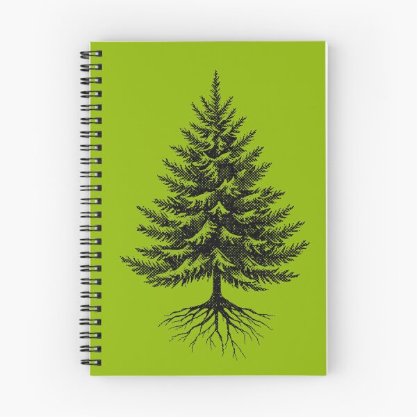 Item preview, Black and white halftone tree designed and sold by AratingaCreativ.
