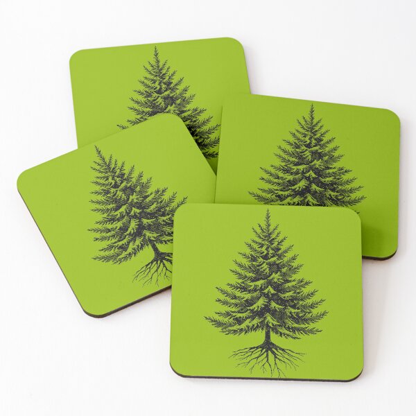 Item preview, Black and white halftone tree designed and sold by AratingaCreativ.