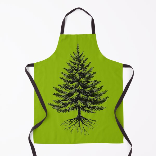 Item preview, Black and white halftone tree designed and sold by AratingaCreativ.