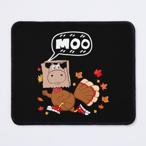 Item preview, Thanksgiving Cow Festive Holiday 90s Day Funny Turkey Moo designed and sold by rebeccathanuos.