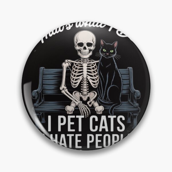 Item preview, Skeleton Cat Kitten Lover Grumpy Skull Kitty Pet Owner designed and sold by BotboutiquePre.