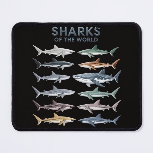 Item preview, Sharks Animals of the World Marine Biology Fish Shark Lovers designed and sold by BotboutiquePre.