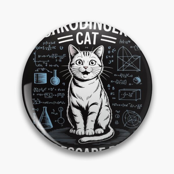 Item preview, Schrodingers Cat Escape Plan Science Quantum Physics Teacher Men Women designed and sold by BotboutiquePre.