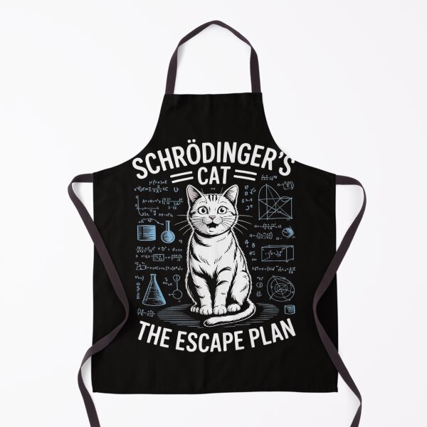 Item preview, Schrodingers Cat Escape Plan Science Quantum Physics Teacher Men Women designed and sold by BotboutiquePre.