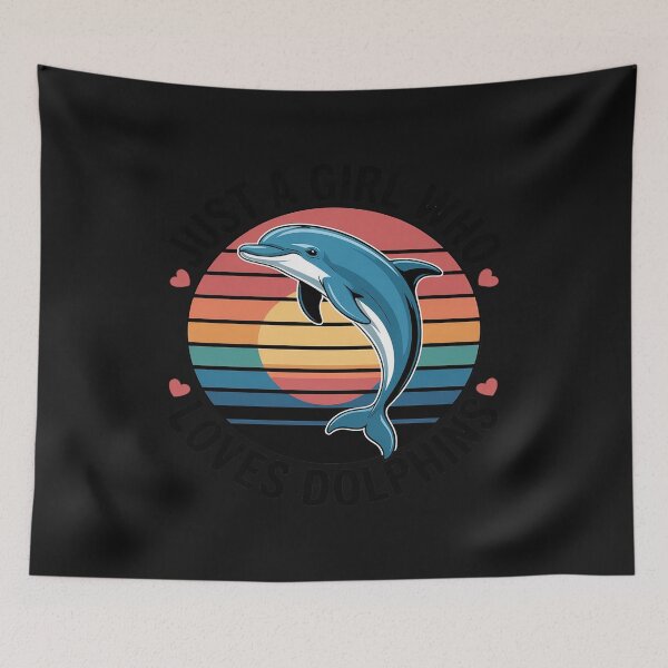 Item preview, Pink Dolphin Shirt Just A Girl Who Loves Dolphins Youth Kids designed and sold by GaryBellcvbnb.