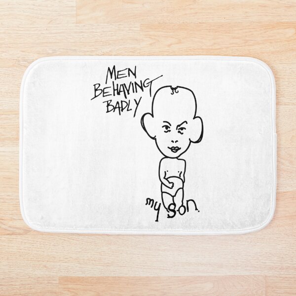 Item preview, My Son with Men Behaving Badly logo designed and sold by Rewatch-Podcast.