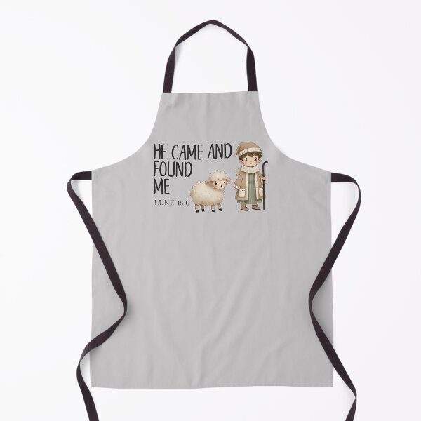 Item preview, He Found the Lost Sheep - a Cute Christmas Design - Luke 15 verse 6 designed and sold by simplydesignart.