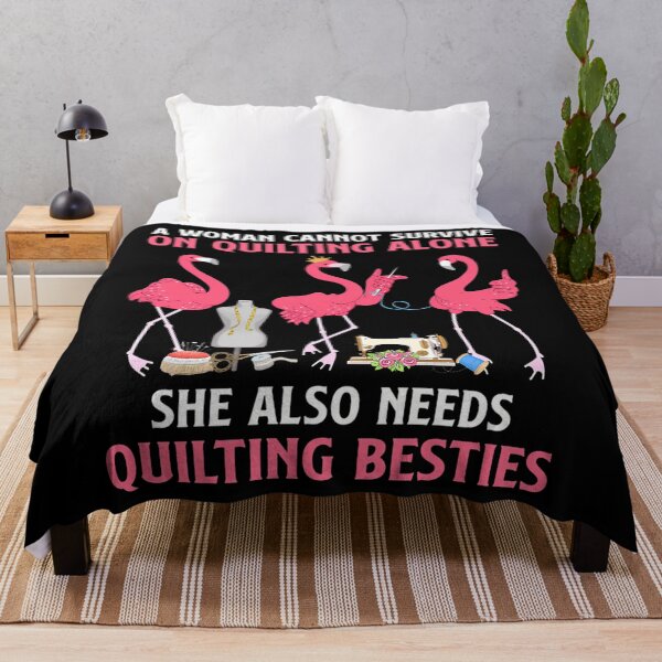 Item preview, quilting besties, quilting friends, quilting buddy, sewing friends, crafting partners, quilting community, quilting tribe, needlework buddies, fabric friends, quilting circle designed and sold by JanisPenelope.