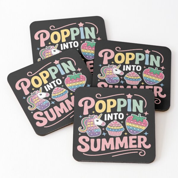 Item preview, Poppin Into Summer Pop It Last Day of School Teacher Student designed and sold by GaryBellcvbnb.