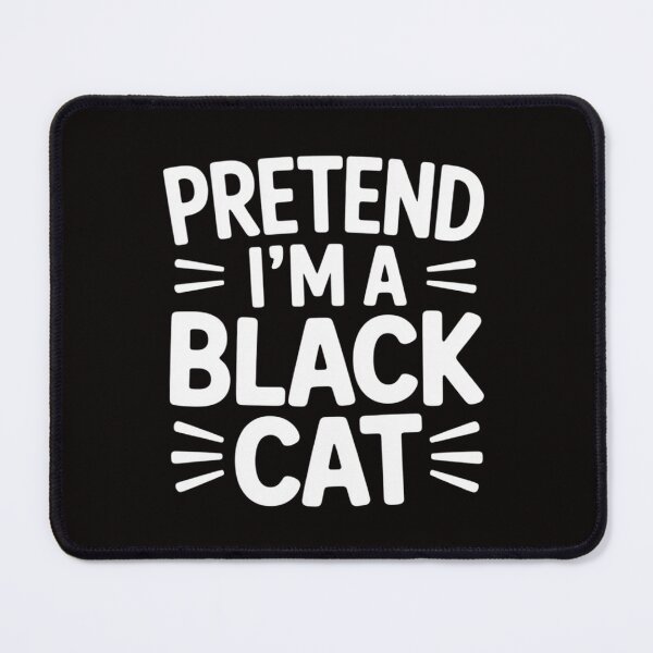 Item preview, Pretend I'm black cat lazy easy DIY halloween designed and sold by silladive.