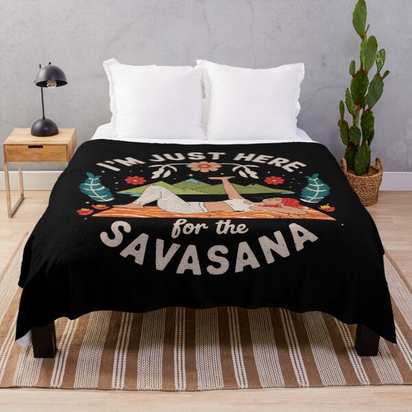 Item preview, Yoga I'M Just Here For Savasana designed and sold by LynneMarisa.