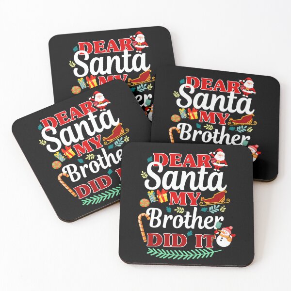Item preview, Dear Santa Retro Vintage It Funny Holiday My Christmas Did Brother designed and sold by MediarMedic.