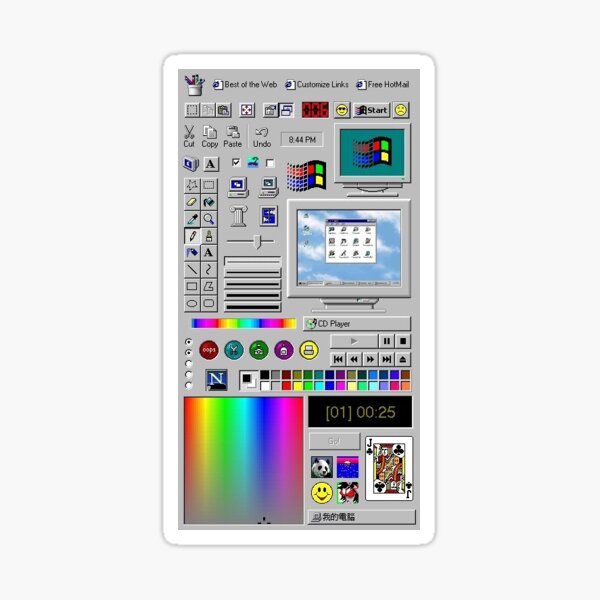 Vaporwave Sticker