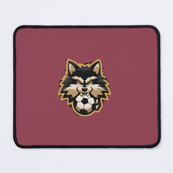 Item preview, Fierce Wolf Soccer Mascot Logo – Bold Football Fan Design designed and sold by Cairo-Ink.