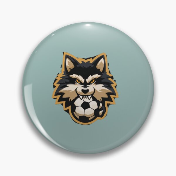 Item preview, Fierce Wolf Soccer Mascot Logo – Bold Football Fan Design designed and sold by Cairo-Ink.