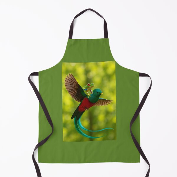Item preview, Frog Hitches Ride on Resplendent Quetzal designed and sold by Tridentulus.