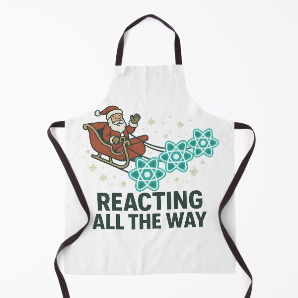 Item preview, Reacting All the Way – Christmas React Atom Sleigh designed and sold by techy-rrr.