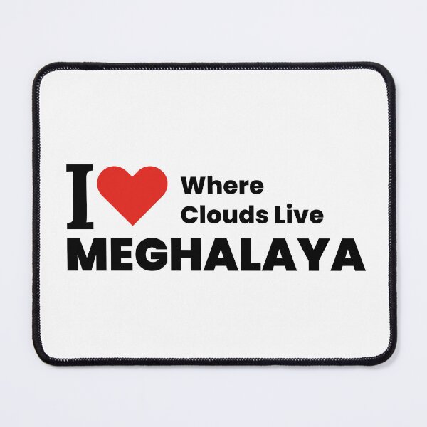 Item preview, I ❤️ Meghalaya – Where Clouds Live | Travel & Nature Lover Sticker designed and sold by saan-creatives.