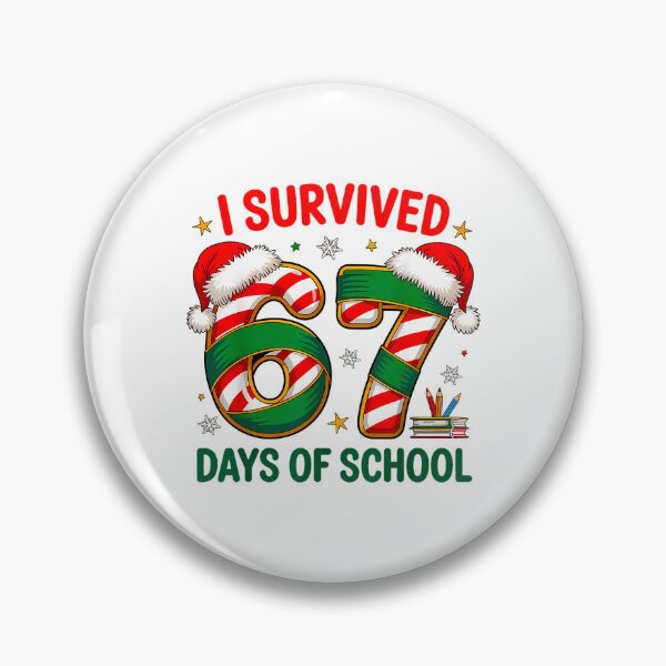 Item preview, Classic I 67 Survived Days Meme Funny 67 Student School of Teacher designed and sold by SteveSaccoro.