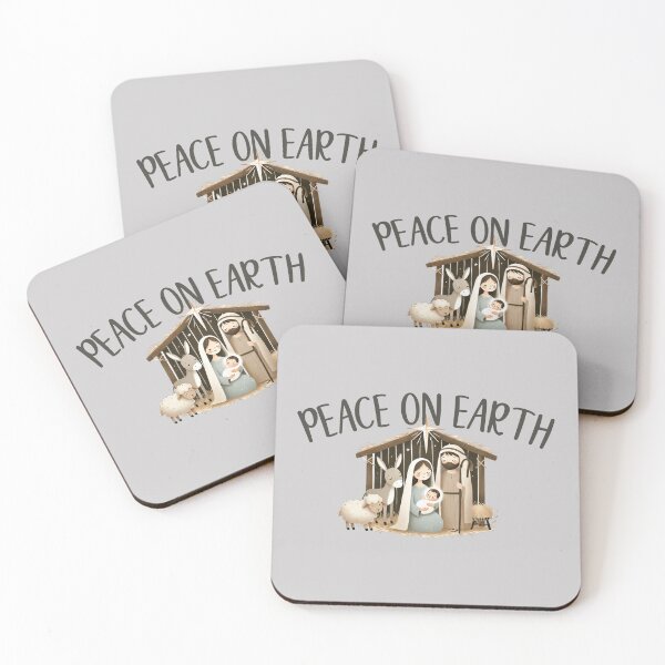 Item preview, Peace on Earth - a Cute Christmas Design designed and sold by simplydesignart.