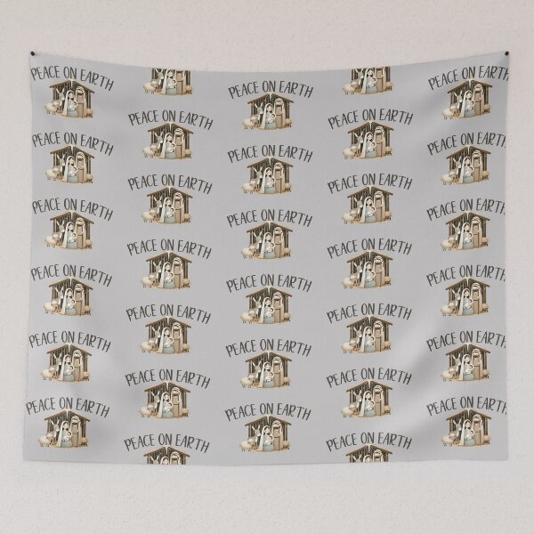Item preview, Peace on Earth - a Cute Christmas Design designed and sold by simplydesignart.