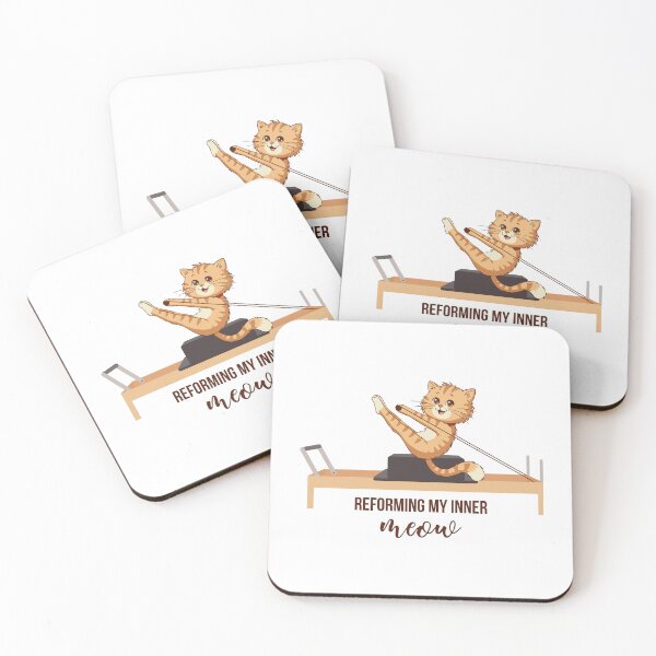 Item preview, Cute Pilates Cat – “Reforming my inner meow ” designed and sold by sashica.