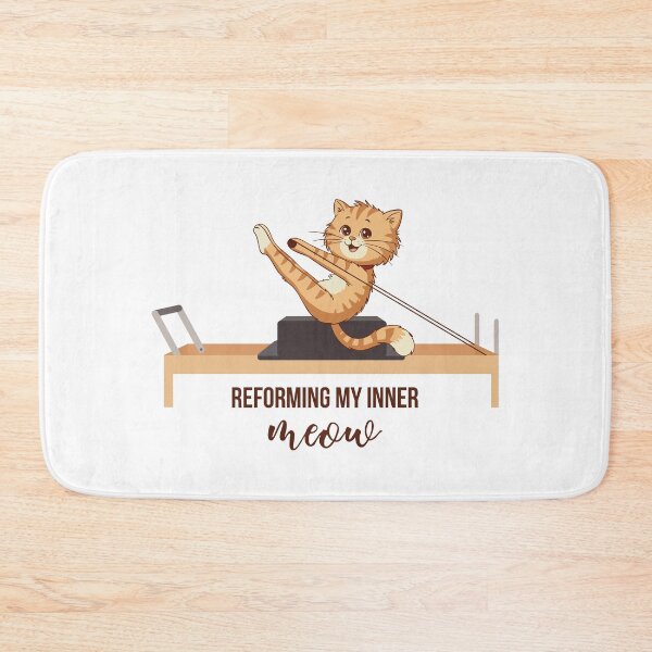 Item preview, Cute Pilates Cat – “Reforming my inner meow ” designed and sold by sashica.
