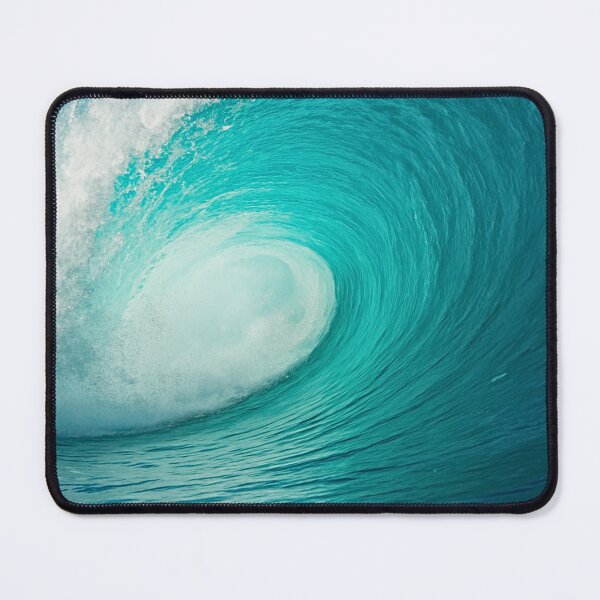 Item preview, Ocean Waves Wall Art Blue Turquoise Design designed and sold by Ocean's ⭐⭐⭐⭐⭐.