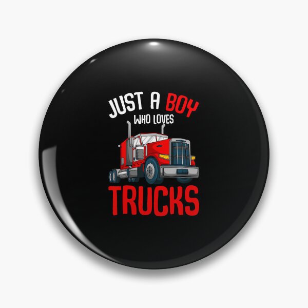 Item preview, Just A Boy Who Loves Trucks Semi Trucker Kids Toddler Boys designed and sold by LynneMarisa.