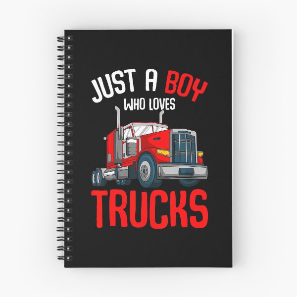Item preview, Just A Boy Who Loves Trucks Semi Trucker Kids Toddler Boys designed and sold by LynneMarisa.