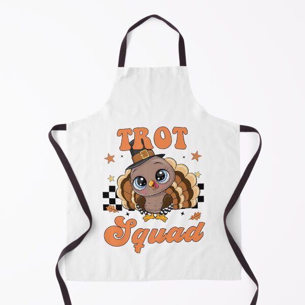 Item preview, Trot Happy Gobble Cute Thanksgiving 80s Squad Fall designed and sold by CalvinVanAuken.