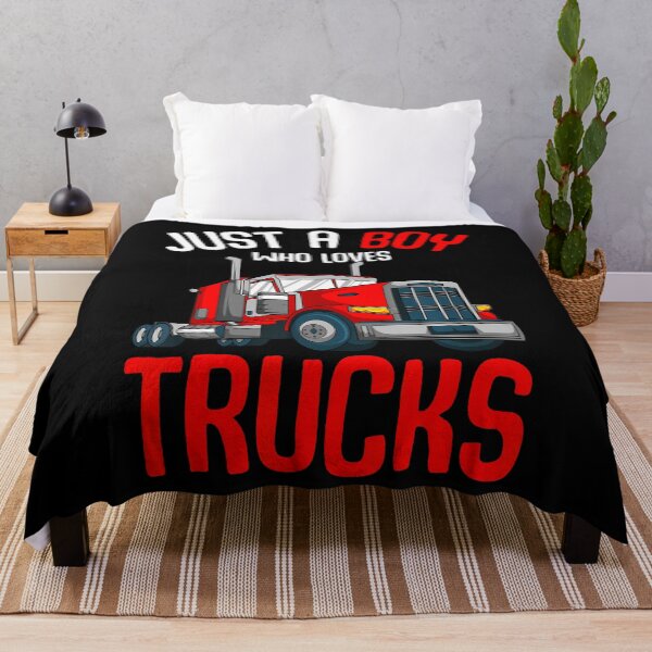 Item preview, Just A Boy Who Loves Trucks Semi Trucker Kids Toddler Boys designed and sold by LynneMarisa.