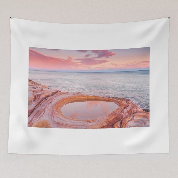 Item preview, Sunset rockpool reflections designed and sold by dags.