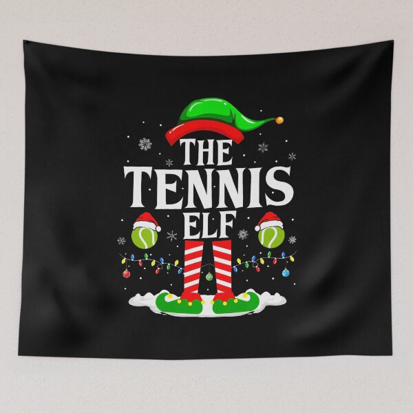 Item preview, The Tennis Elf Funny Matching Xmas Tennis Christmas designed and sold by PatriciaKelsey.