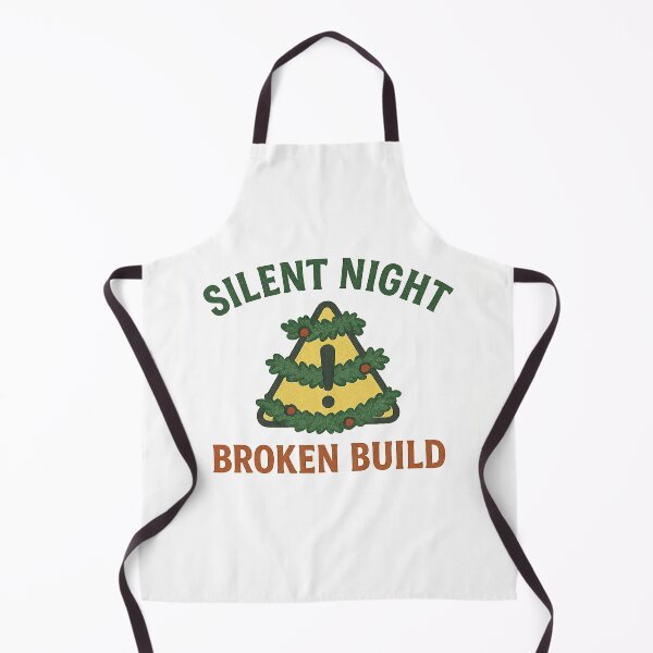 Item preview, Silent Night, Broken Build – Dev Christmas Chaos Badge designed and sold by techy-rrr.