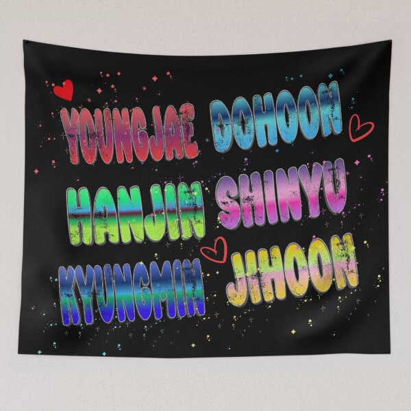 Item preview, TWS Members Name Rainbow Design | K-pop Fan Art designed and sold by arorar.
