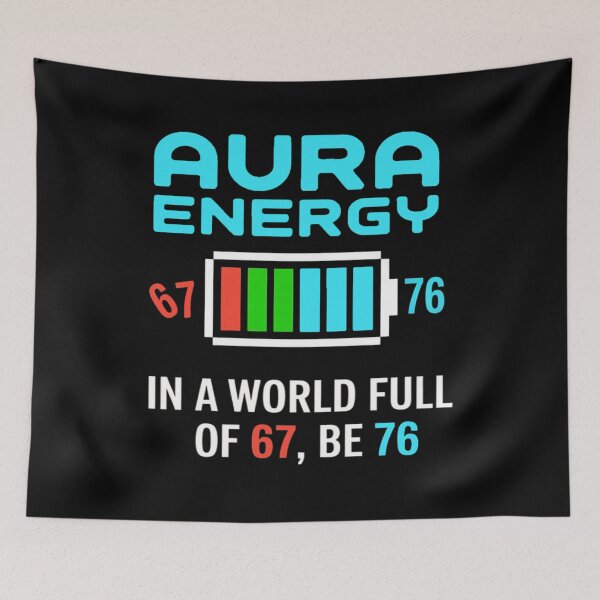 Item preview, In a world full of 67, be 76 - Motivational graphic designed and sold by Tomasz  Siennicki.