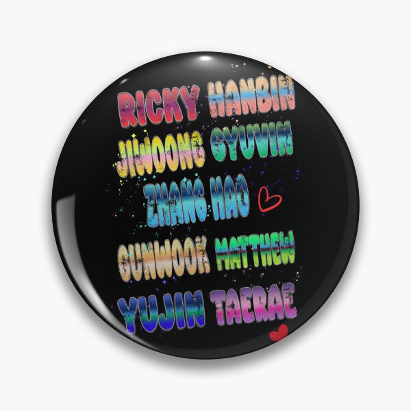 Item preview, ZEROBASEONE Members Colorful Name Art designed and sold by arorar.