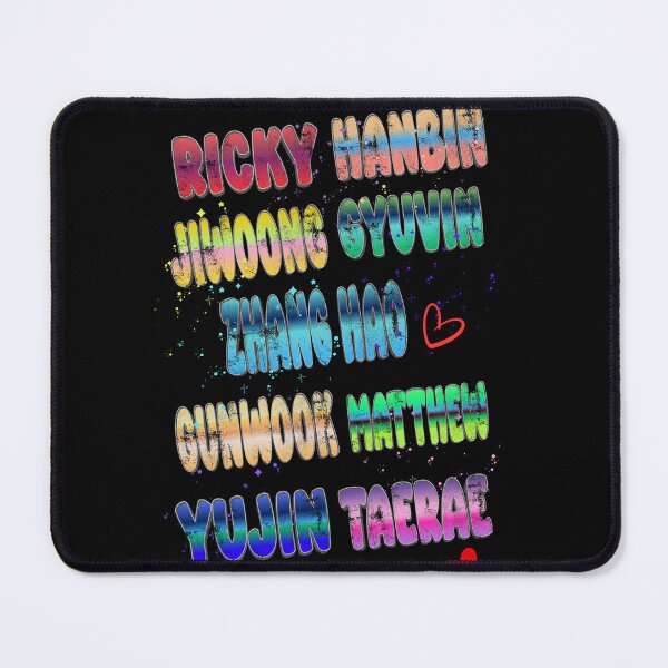Item preview, ZEROBASEONE Members Colorful Name Art designed and sold by arorar.