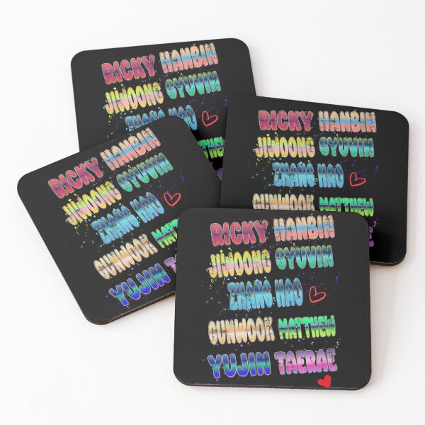 Item preview, ZEROBASEONE Members Colorful Name Art designed and sold by arorar.