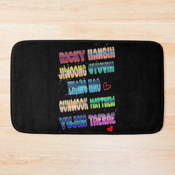 Item preview, ZEROBASEONE Members Colorful Name Art designed and sold by arorar.